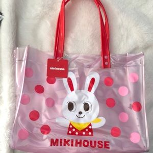❣️Miki house girls purse in clear pink plastic❣️
